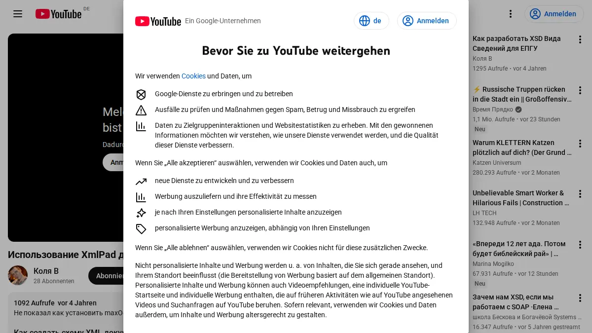 Trabajo con XmlPad / XSD preview